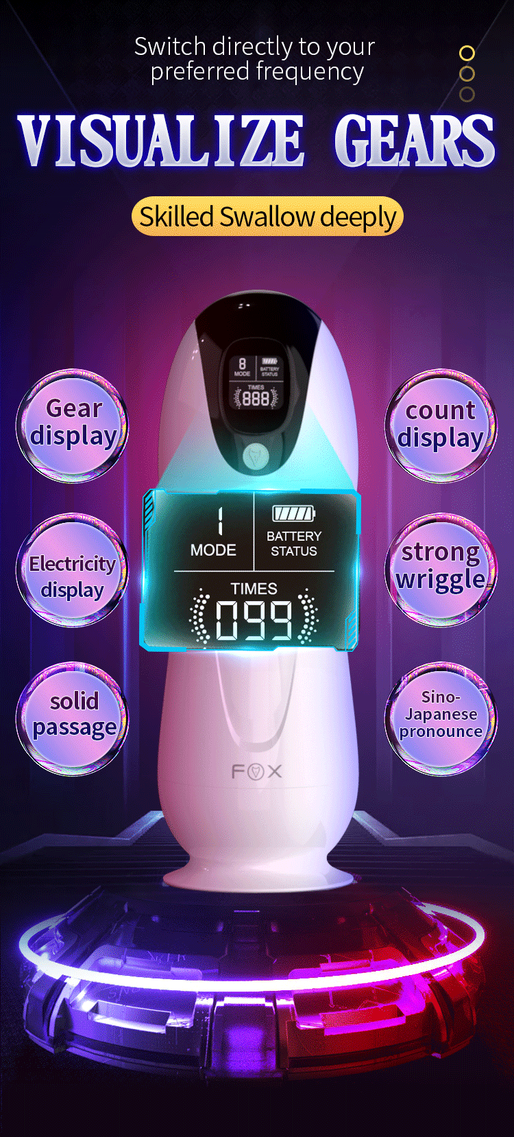 Automatic Suction Simulation Sex Toys, Telescopic, Intelligent, with Sound and Heating – Best Male Masturbators