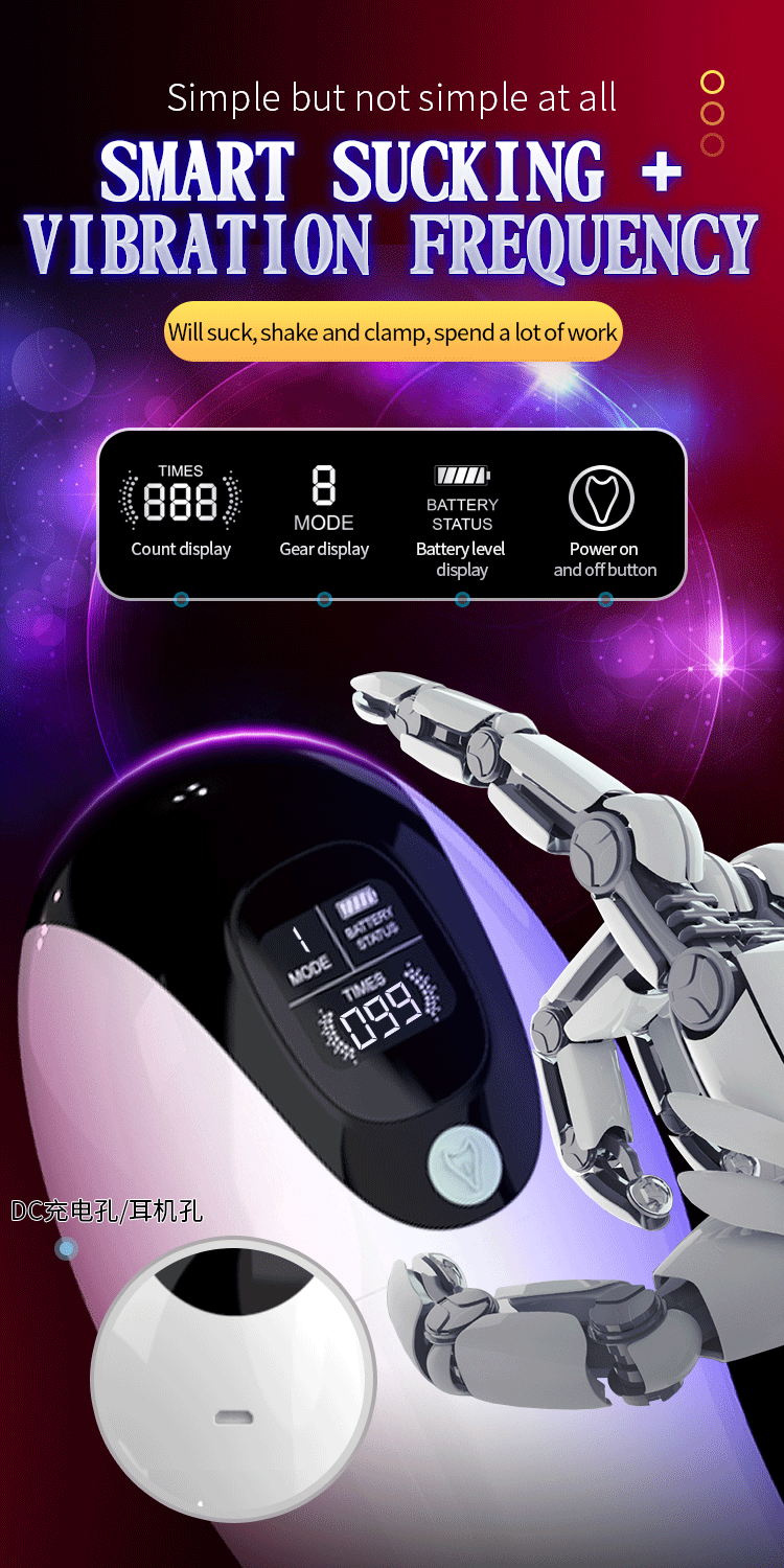 Automatic Suction Simulation Sex Toys, Telescopic, Intelligent, with Sound and Heating – Best Male Masturbators