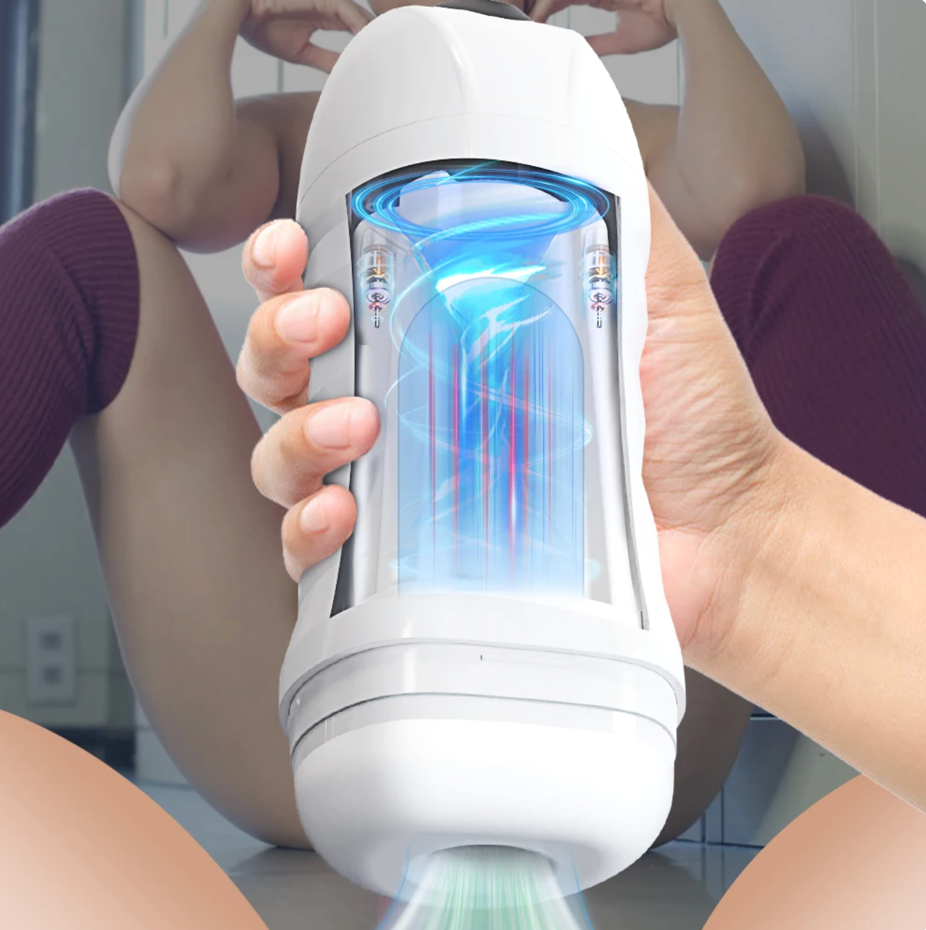 Masturbador Masculino de Succión Automática, 8003