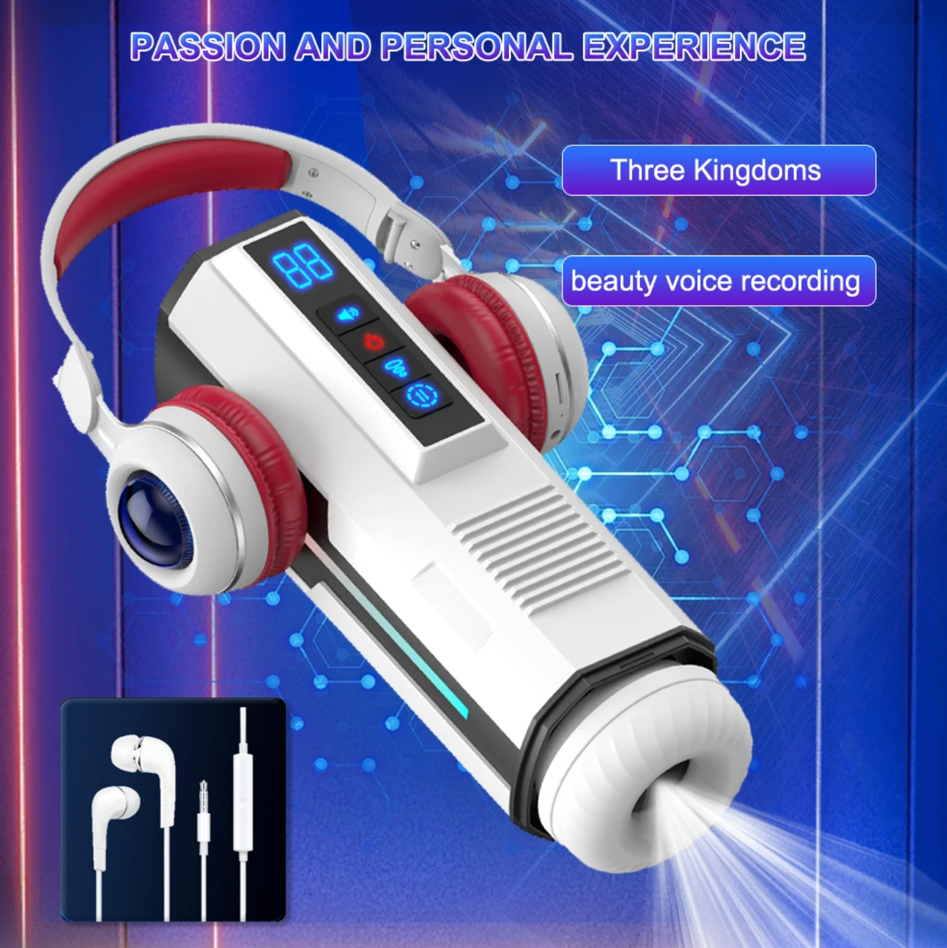 Automatic Telescopic Male Masturbator Cup with Suction and Vibration – Masturbation Machine