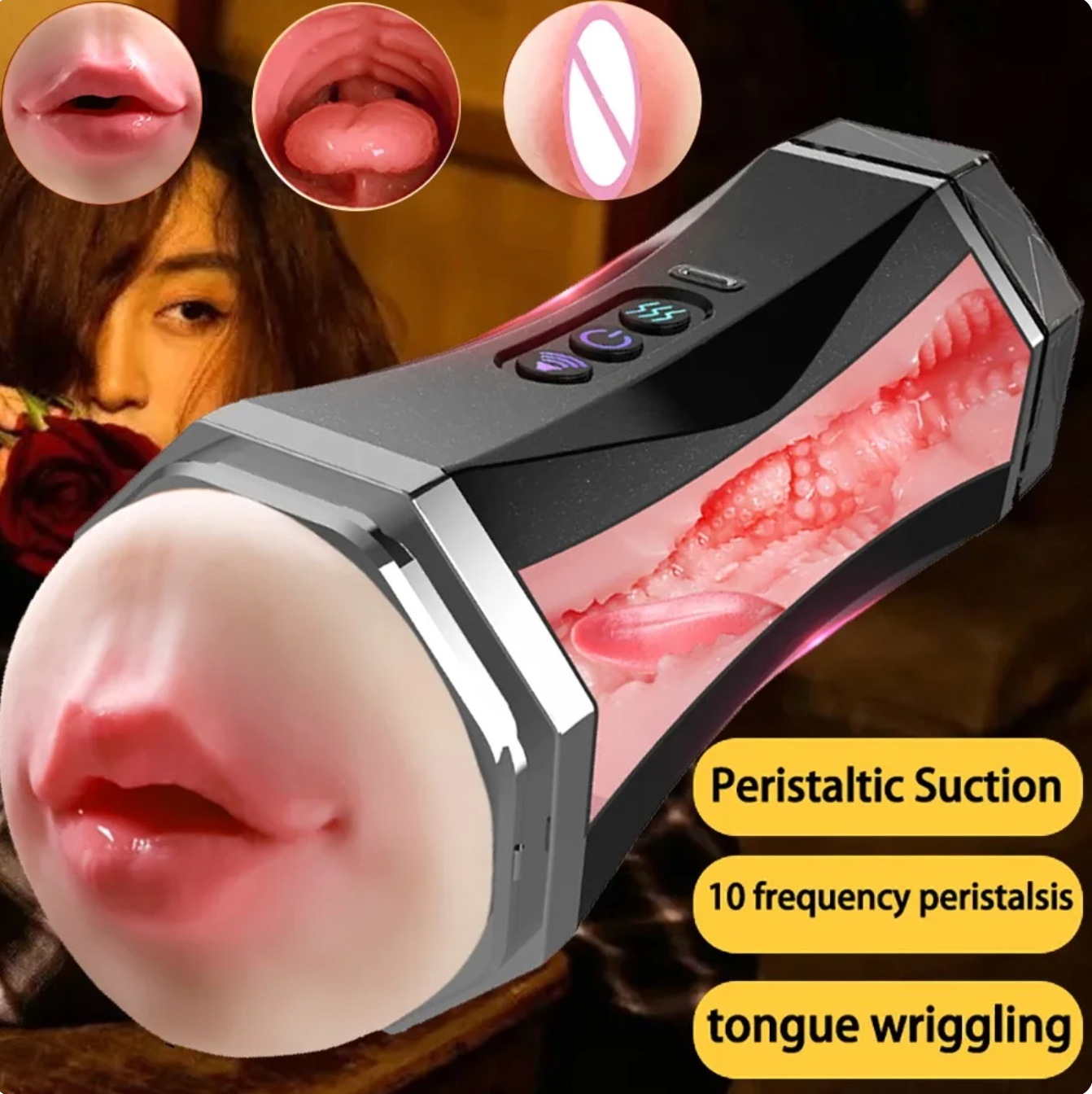 Automatic Suction Machine for Oral Sex, Best Suction Toy for Men, 8002 