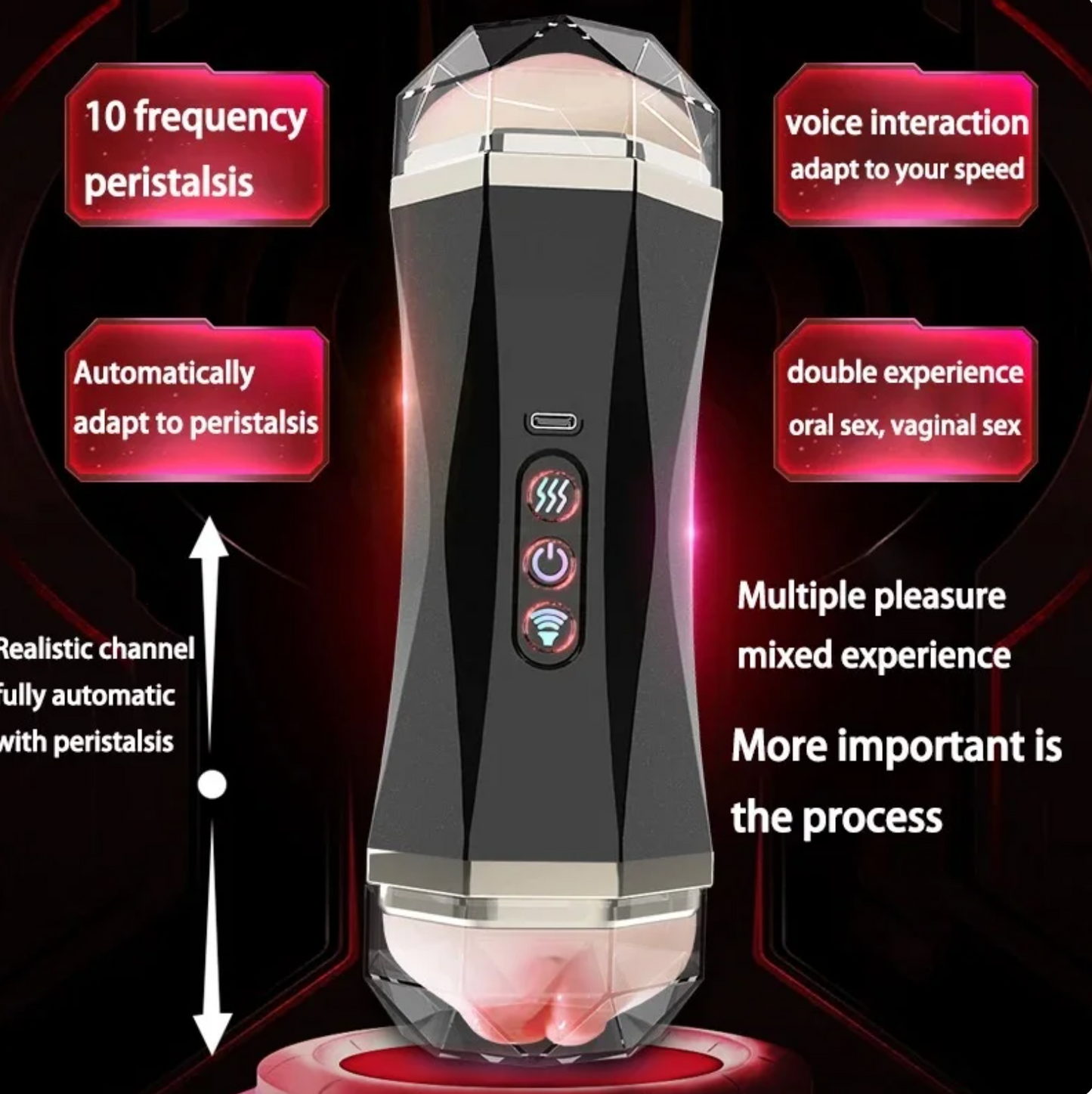 Automatic Suction Machine for Oral Sex, Best Suction Toy for Men, 8002 