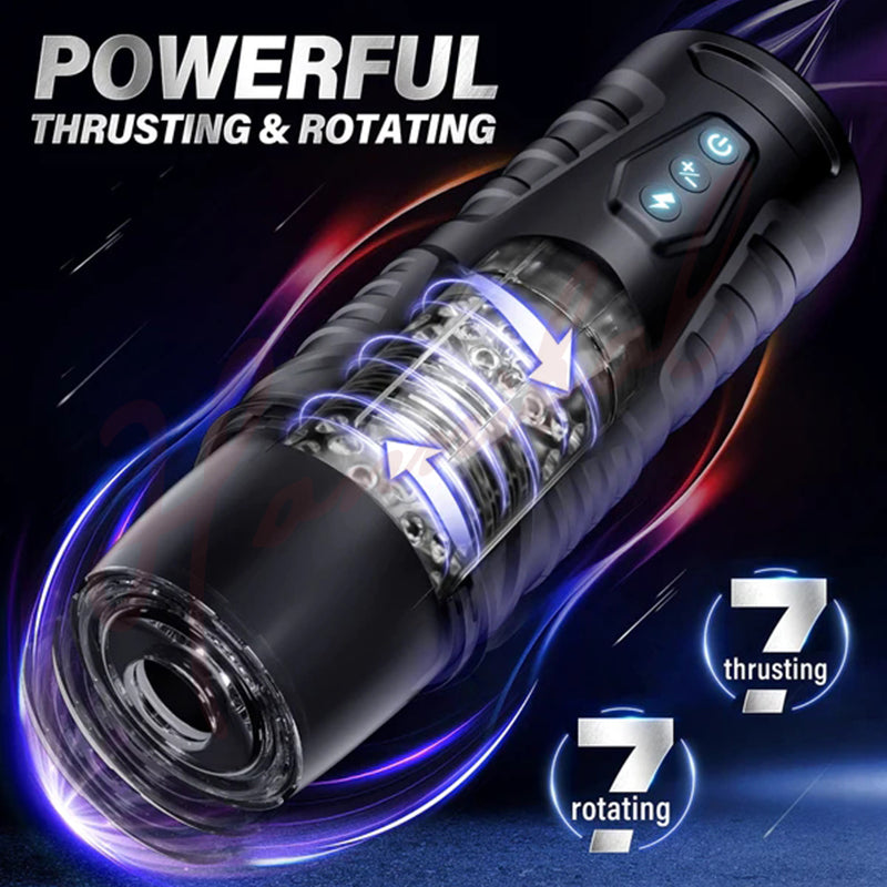 Hannibal Automatic 7 Thrusting Rotating Modes Male Masturbator